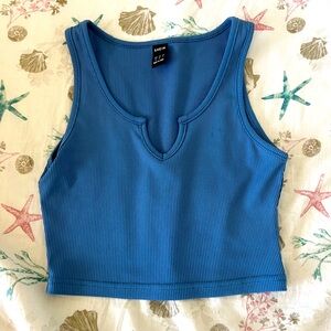 Blue tank top